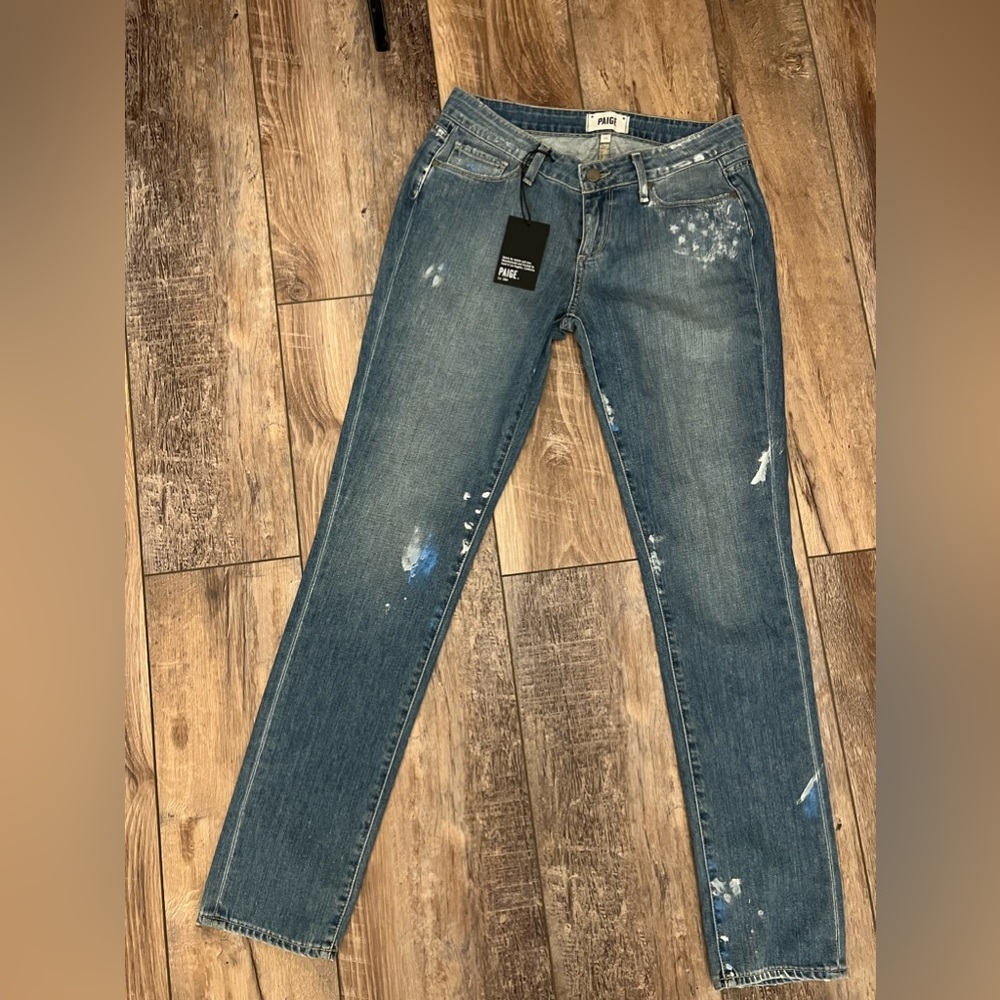 Paint splatter NWT Paige jeans